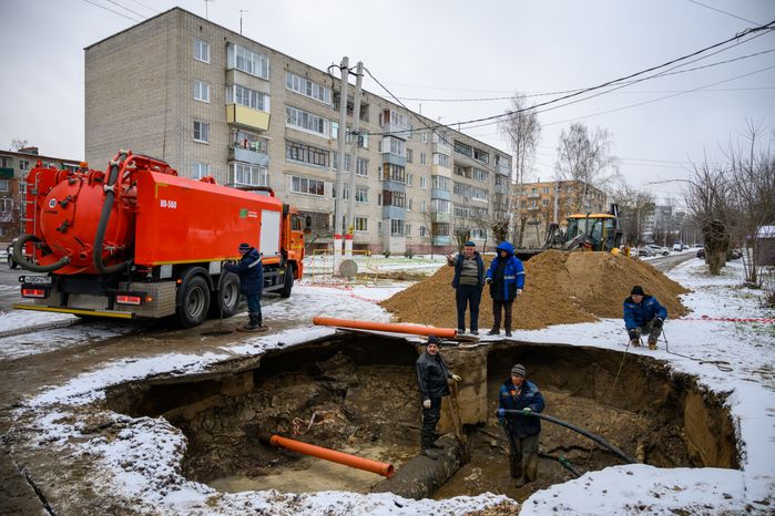 Рабочие Мособлводоканала провели техобслуживание инфраструктуры водоснабжения Павловского Посада