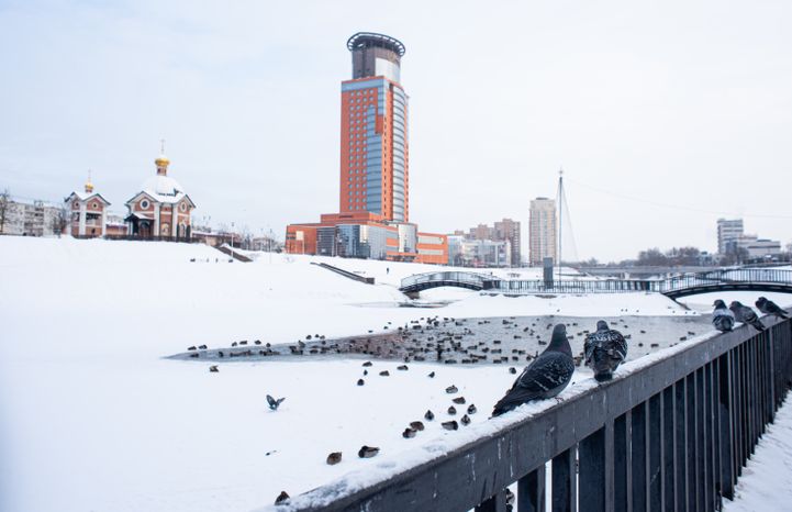 Зимние виды города Щелково