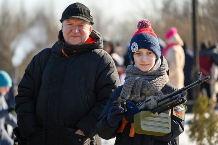 Военно-историческая реконструкция в музее танка Т-34 в Мытищах