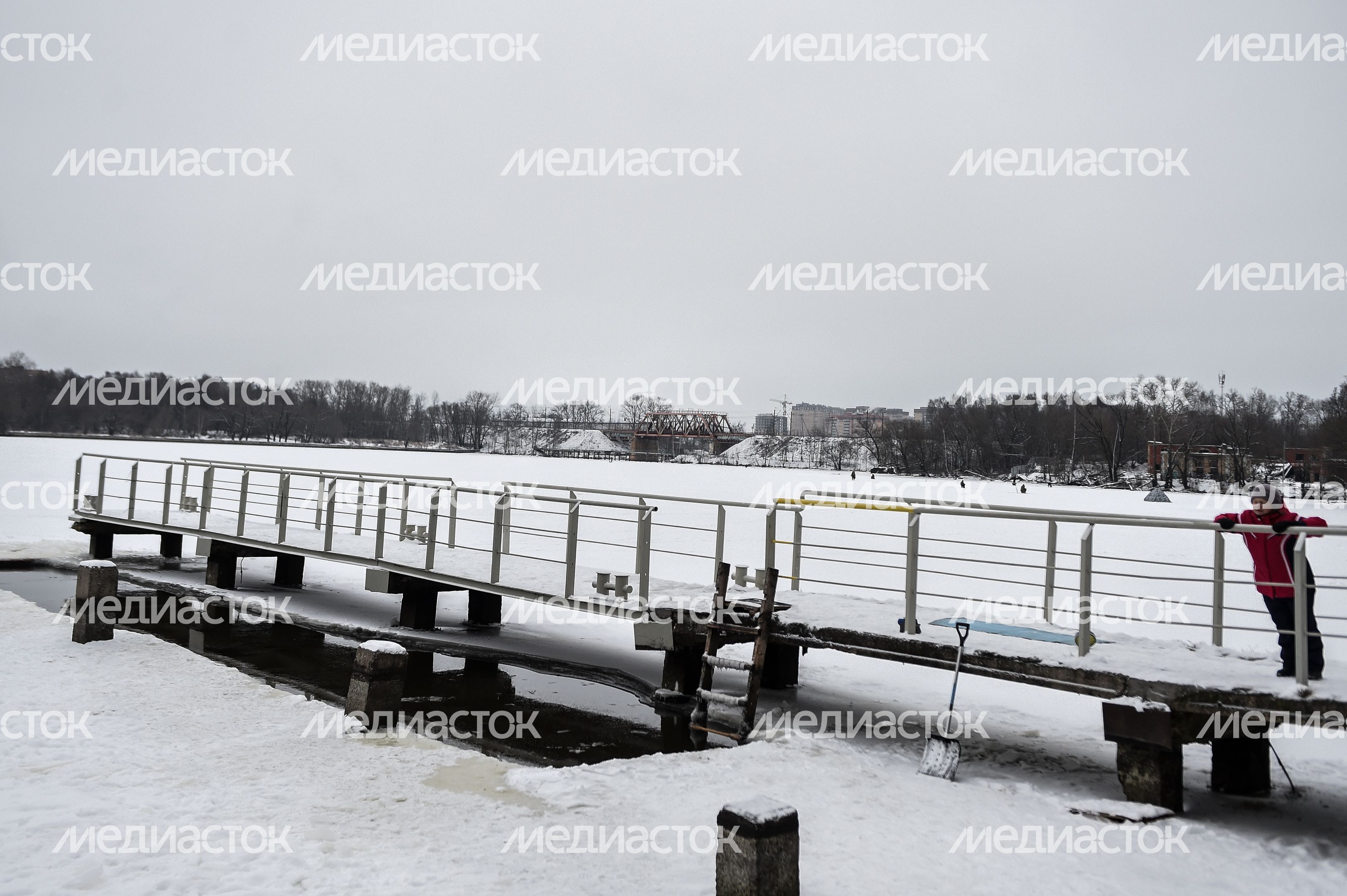 Купание моржей в Долгопрудном