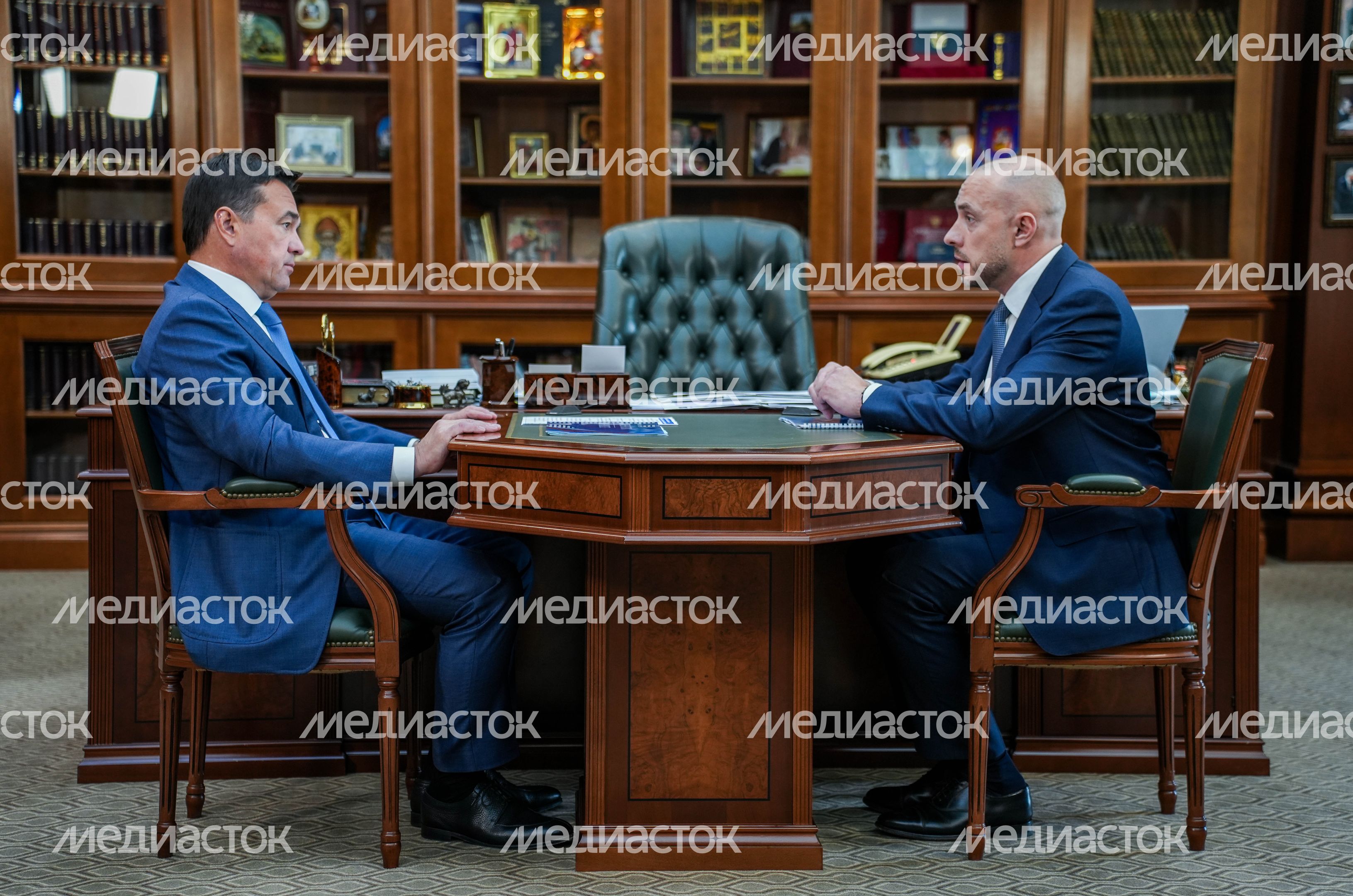Встреча Губернатора Андрея Воробьева и Главы Солнечногорска Константина Михалькова
