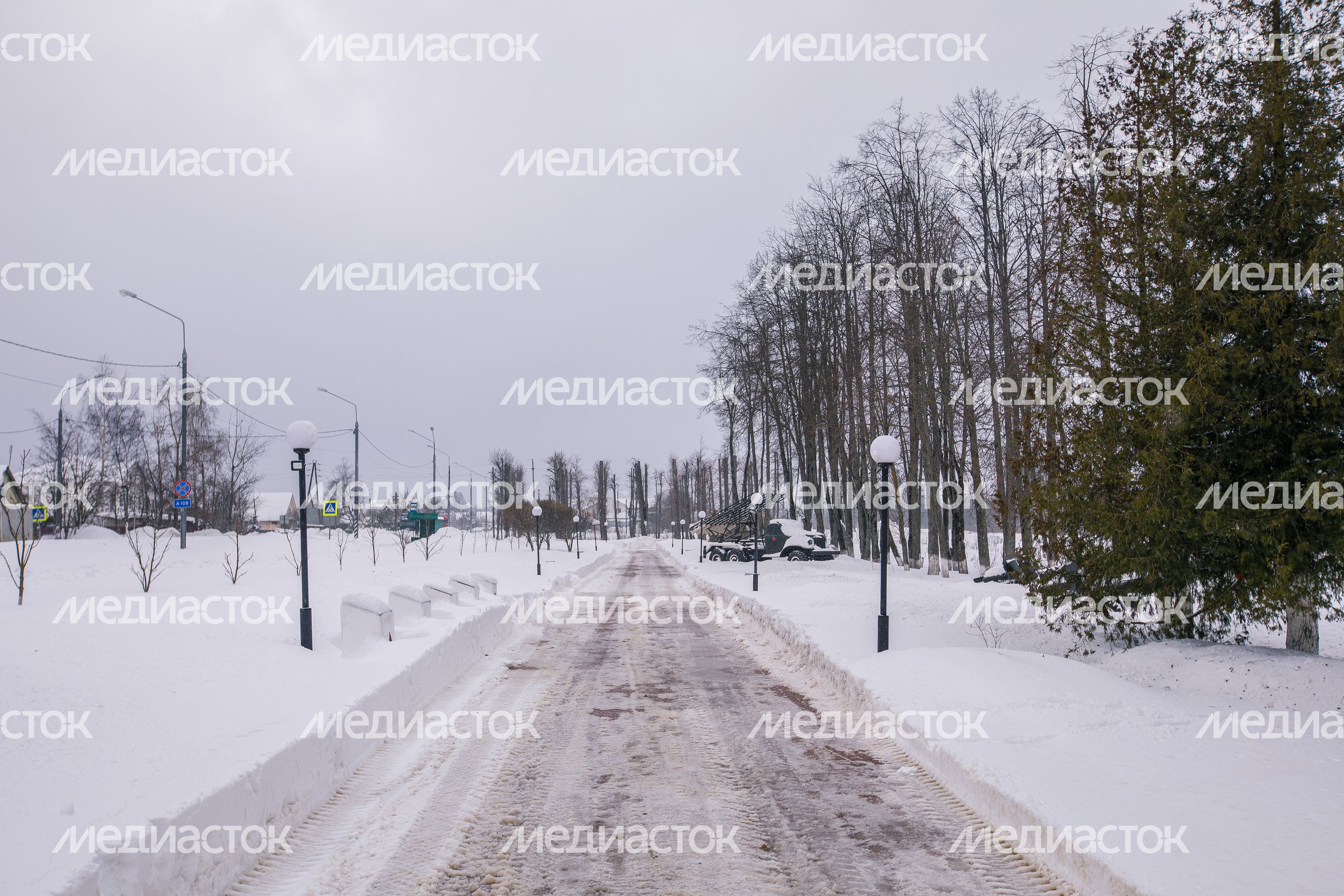 Парк Победы в селе Новопетровское округа Истра
