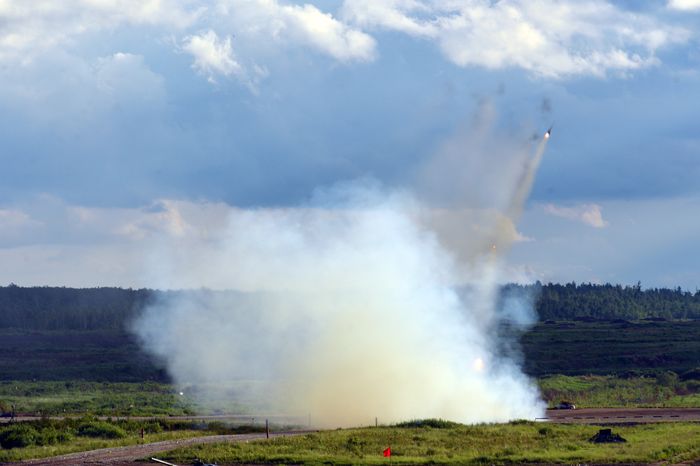 Международный военно-технический форум «Армия-2015». Динамический показ