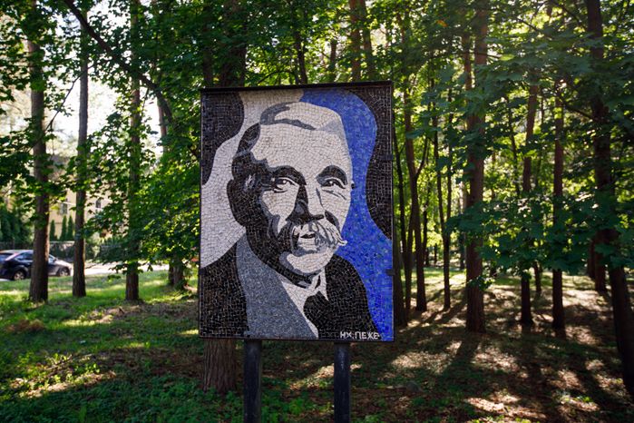 Дубна. Мозаики Нади Леже