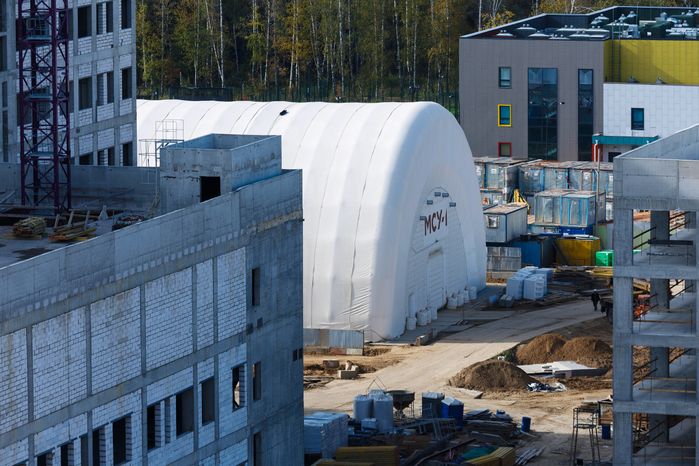 Строительство Центральной районной больницы в Балашихе 2025