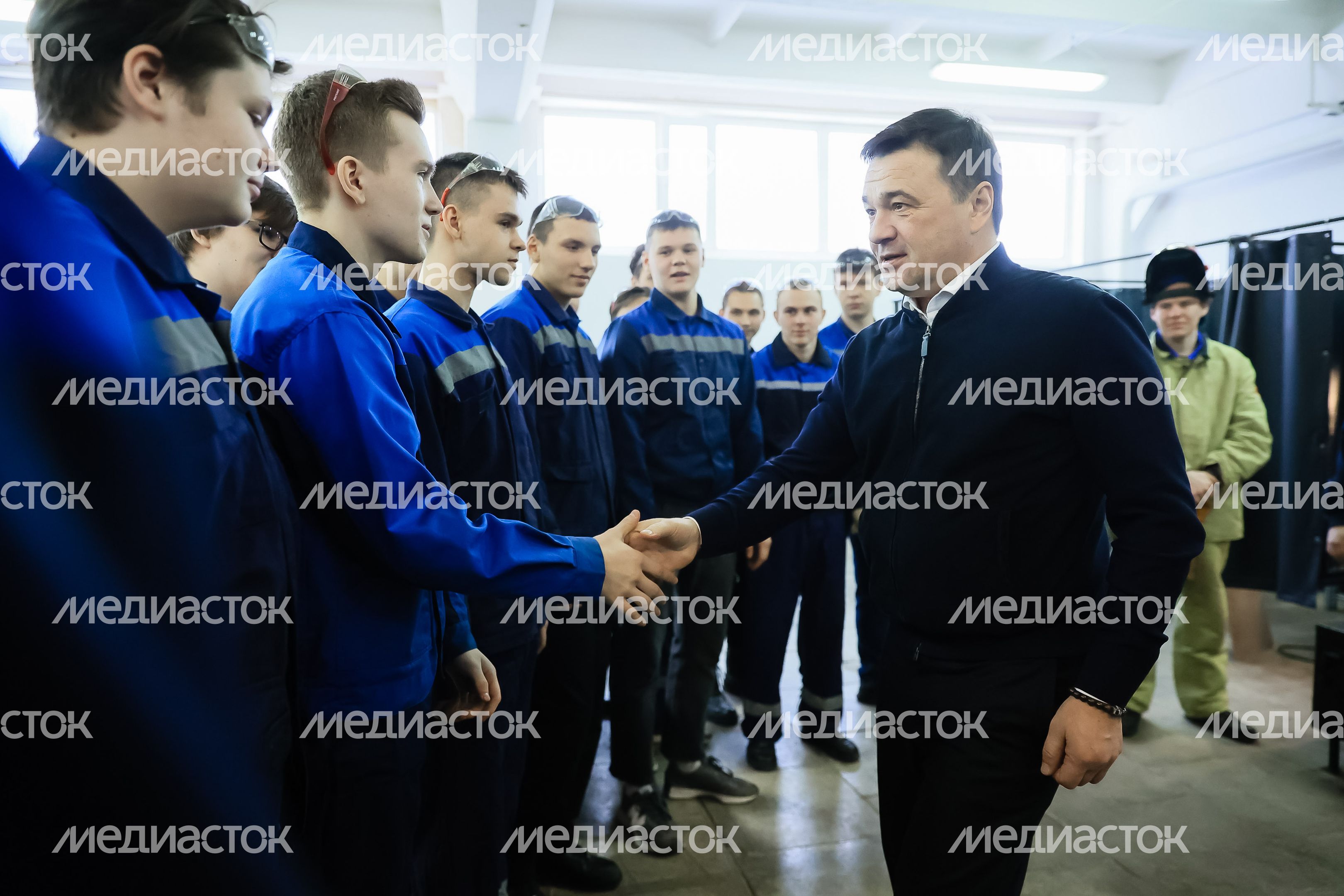 Посещение Губернатором Павлово-Посадского Техникума