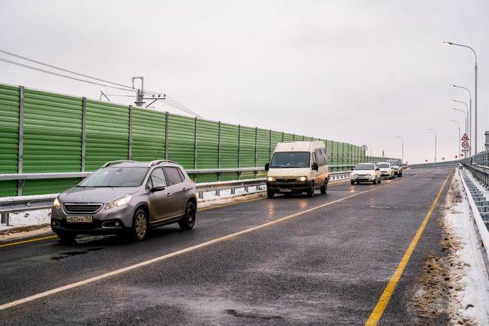 Путепровод в Раменском открыли с опережением графика на три месяца