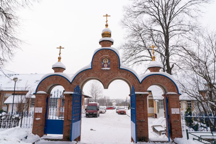 Усадьба Демьяново в Клину. Зимние виды