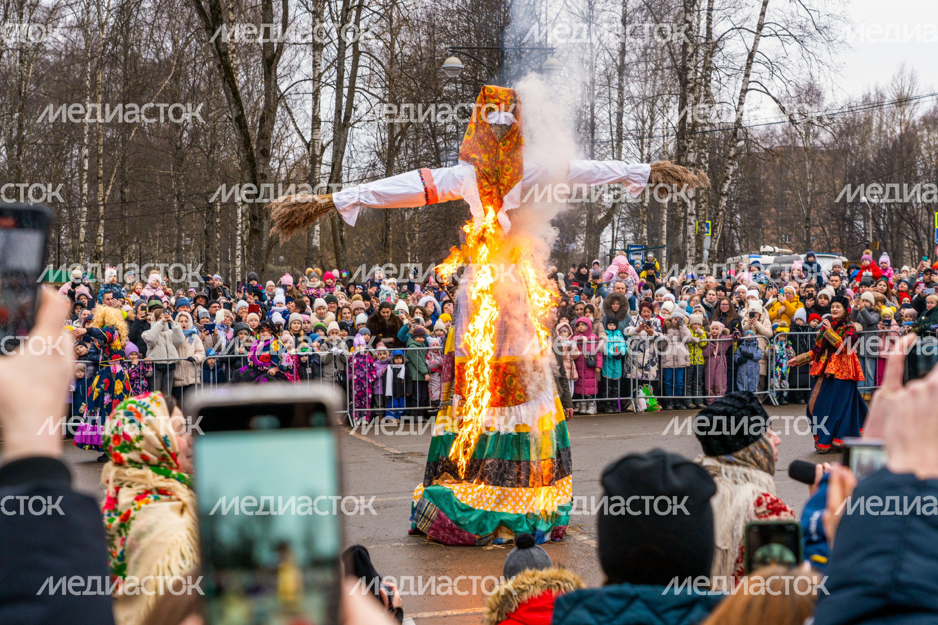 Широкая Масленица в Сестрорецком парке города Клин Широкая Масленица в Сестрорецком парке города Клин