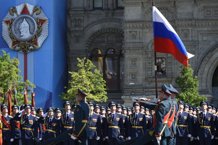 Парад Победы на Красной площади в Москве