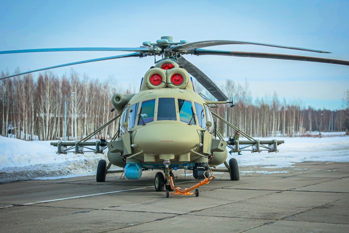Губернатор поблагодарил военнослужащих вертолетной эскадрильи