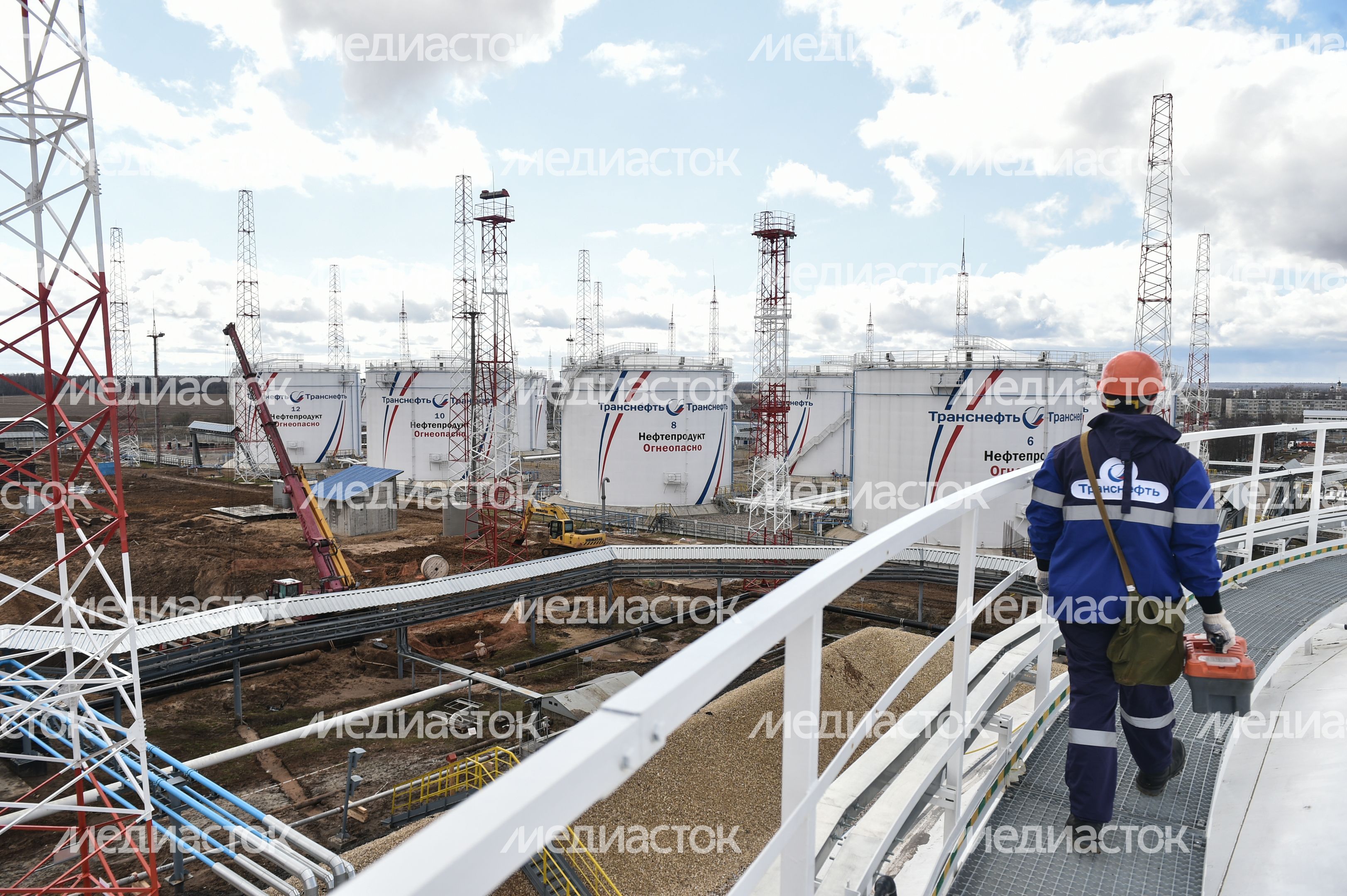 Нефтебаза РОСНЕФТЬ в Подмосковье