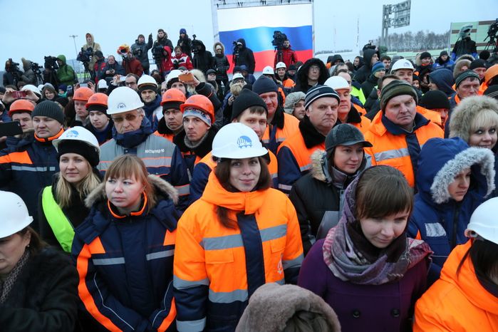 Открытие отрезка трассы М-11 Москва - Санкт-Петербург в Химках
