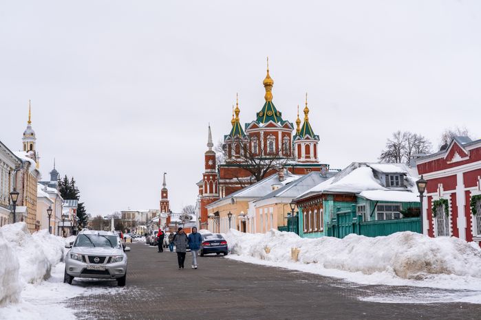 Улицы зимней Коломны