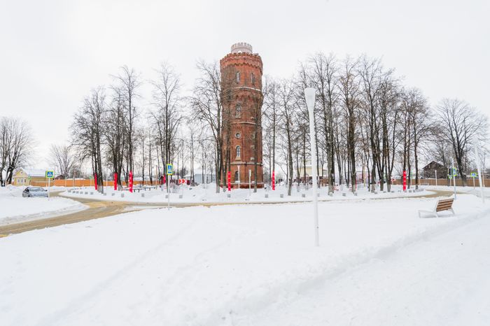 Зарайск. Виды города. Зима