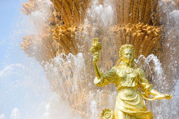 Жаркая погода в Москве