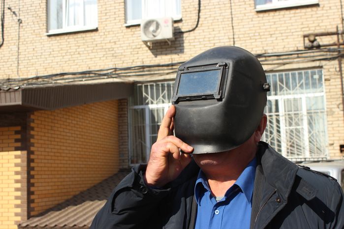 Солнечное затмение в Лобне