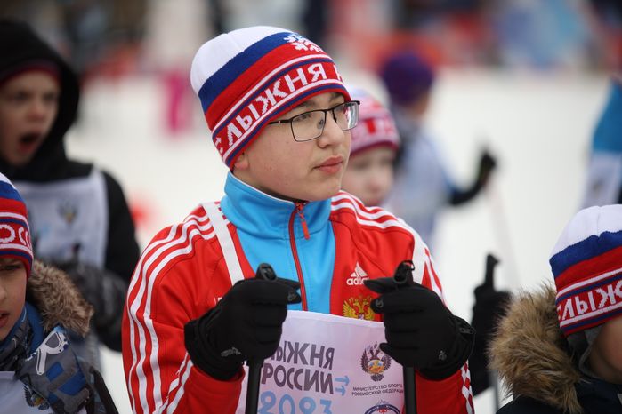 Сдача норм ГТО по лыжам