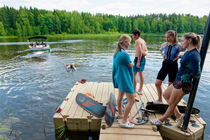 Чемпионат и Первенство Московской области по воднолыжному спорту на Истринском водохранилище в Солнечногорске