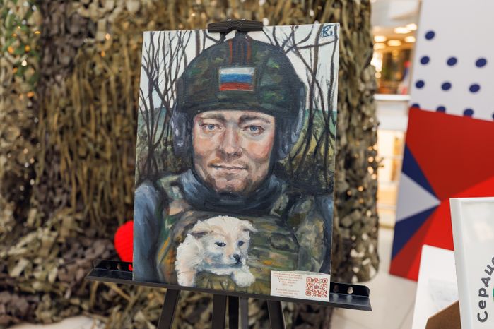 Выставка изделий, изготовленных волонтерами, на форуме волонтеров Московской области в Красногорске