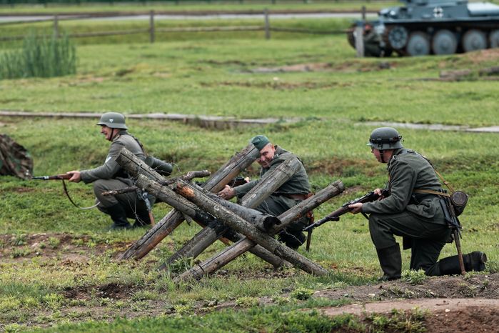 Военно-историческая реконструкция «Первый день войны» у Главного храма ВС РФ в День памяти и скорби