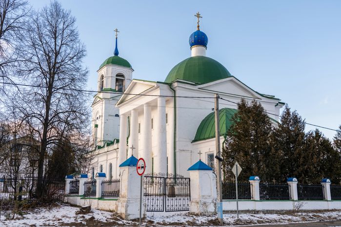 Церковь Смоленской иконы Божией Матери в деревне Воронино округа Клин