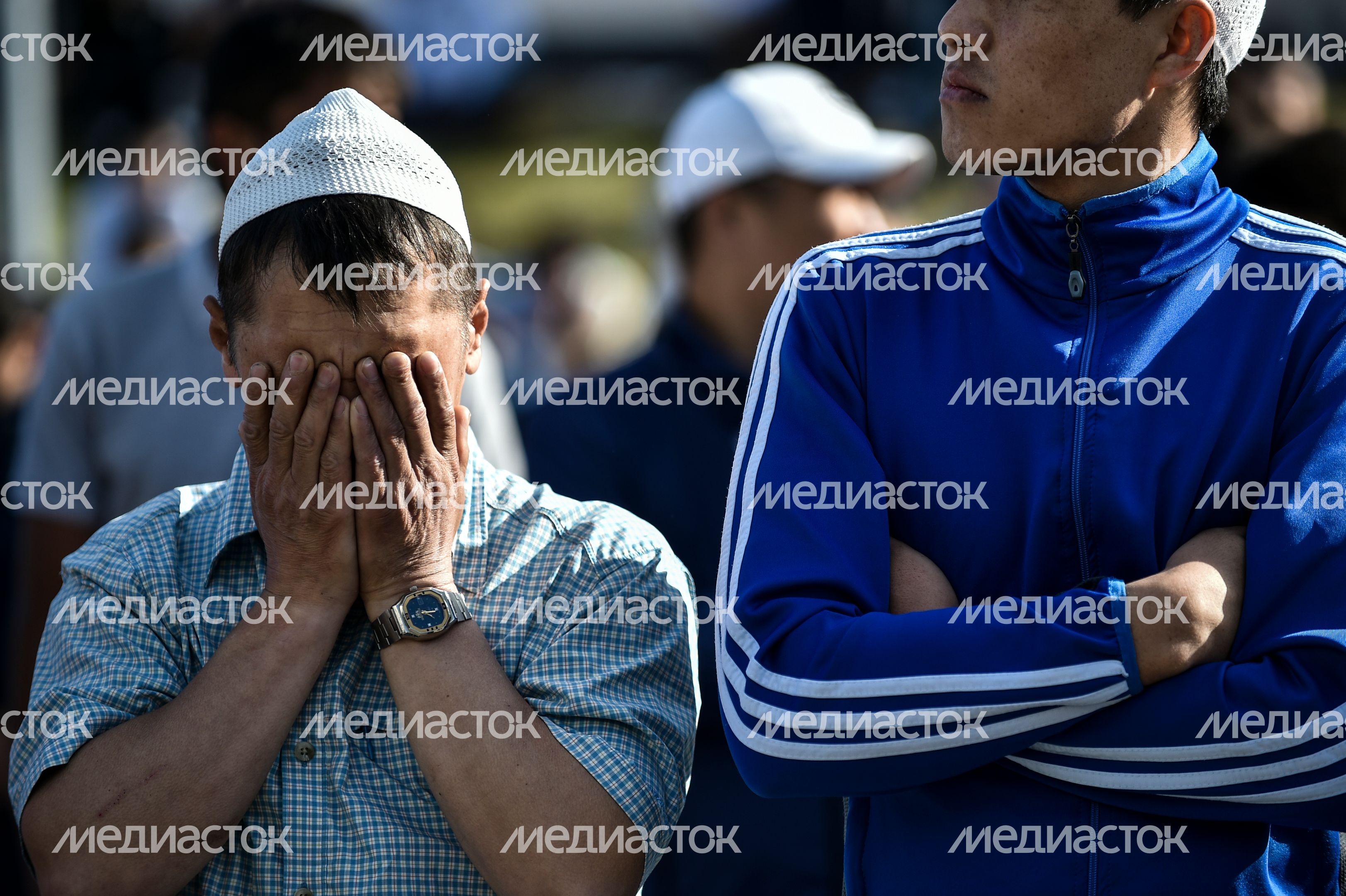 Празднование Ураза-Байрама в Москве