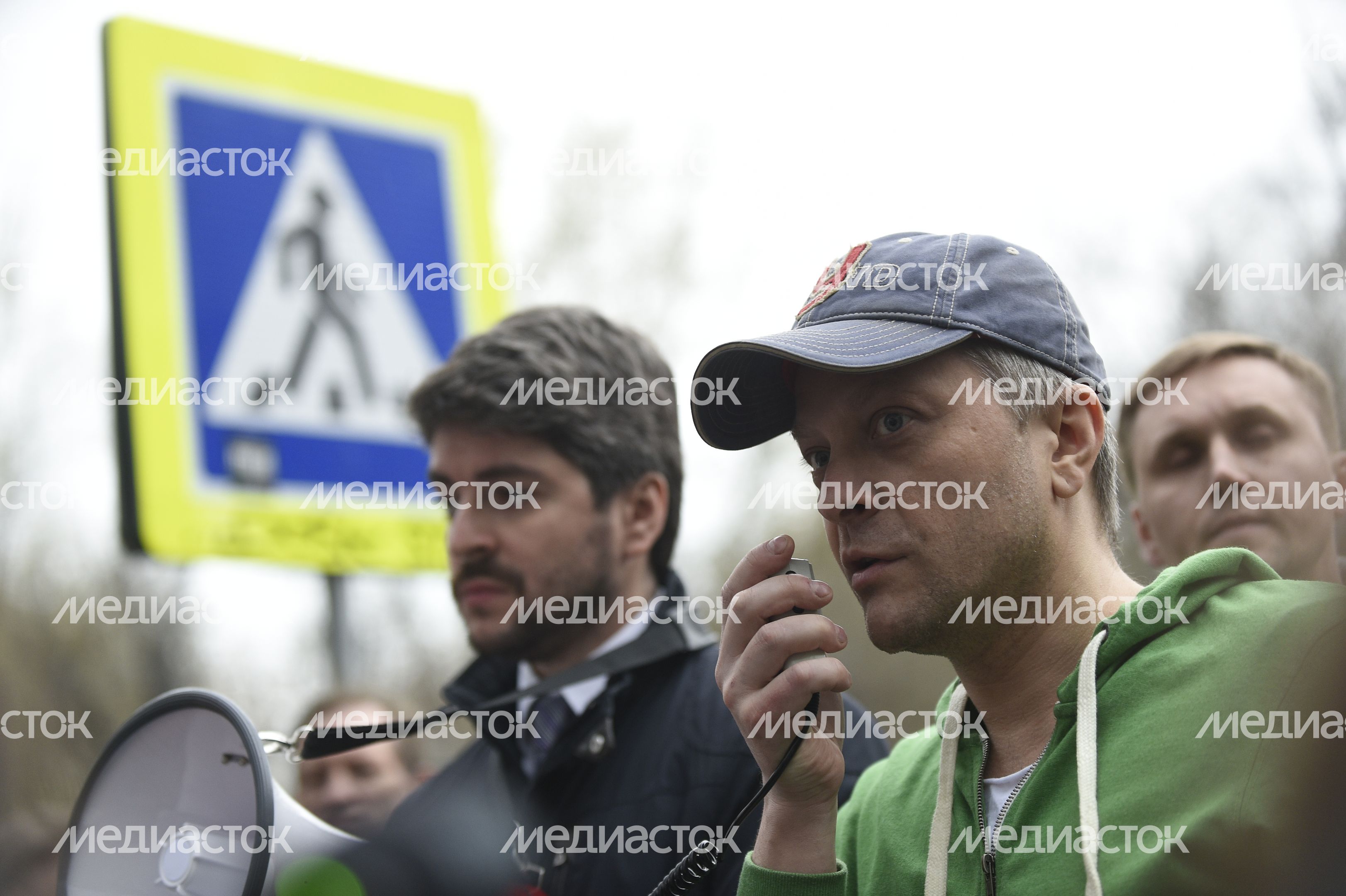 Народный сход в защиту Таганской АТС в Москве