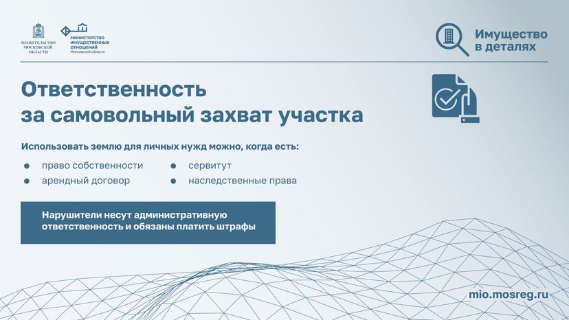 Имущество в деталях. Самозахват земли