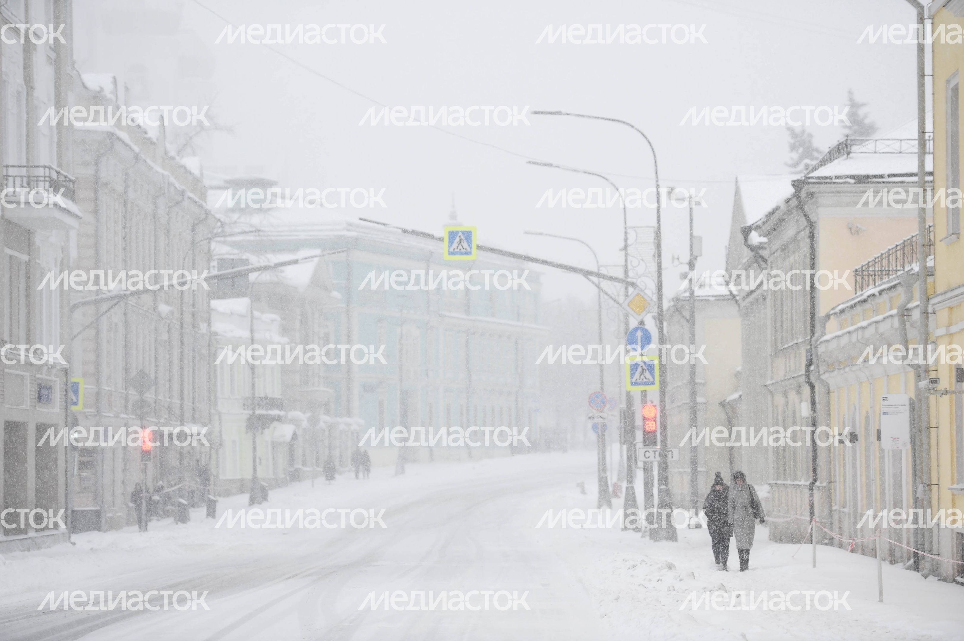 Рекордный снегопад в Москве и Подмосковье