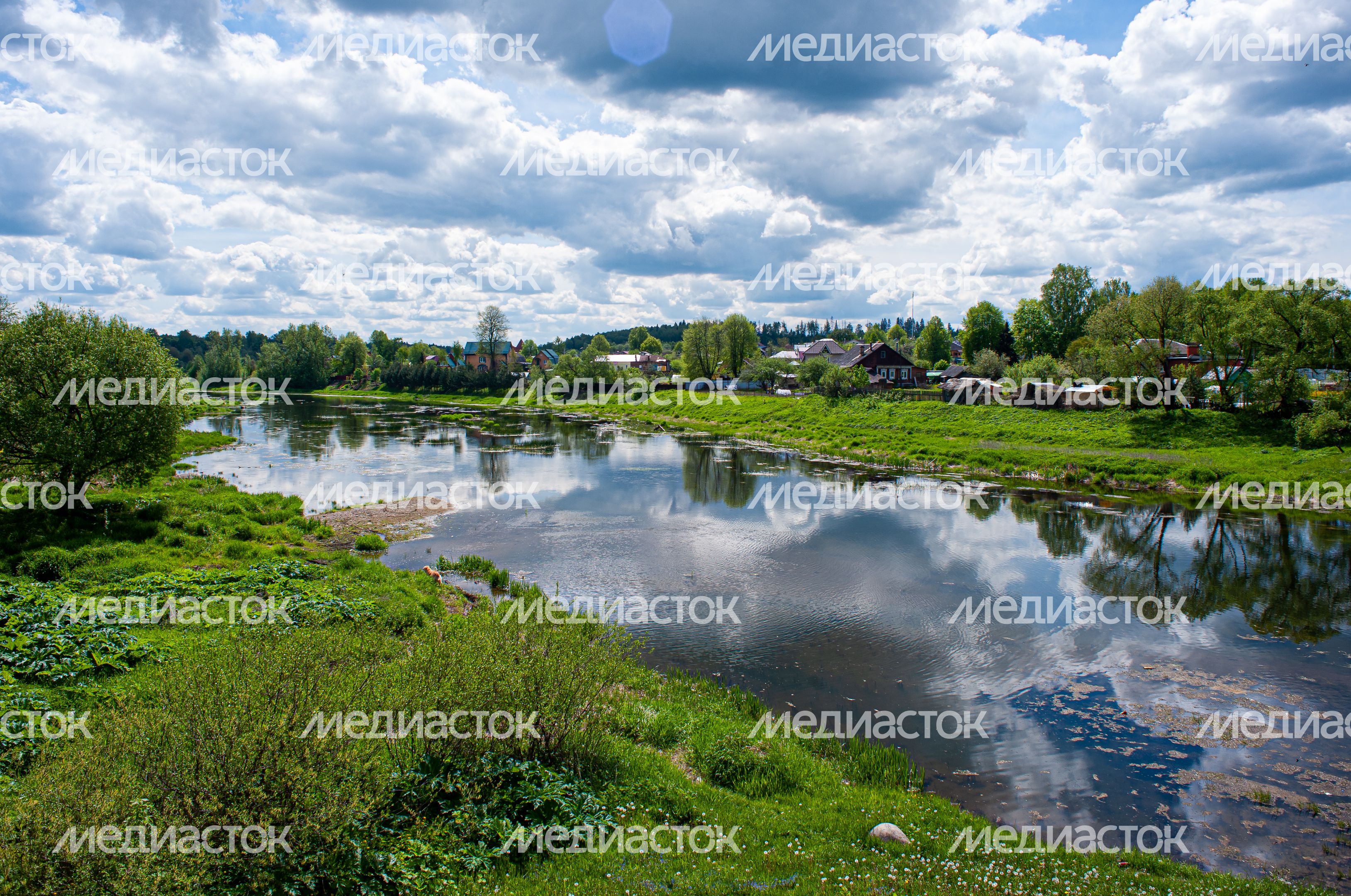 Весенние виды города Руза