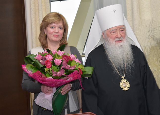 Награждение организаторов празднования 700-летия Сергия Радонежского
