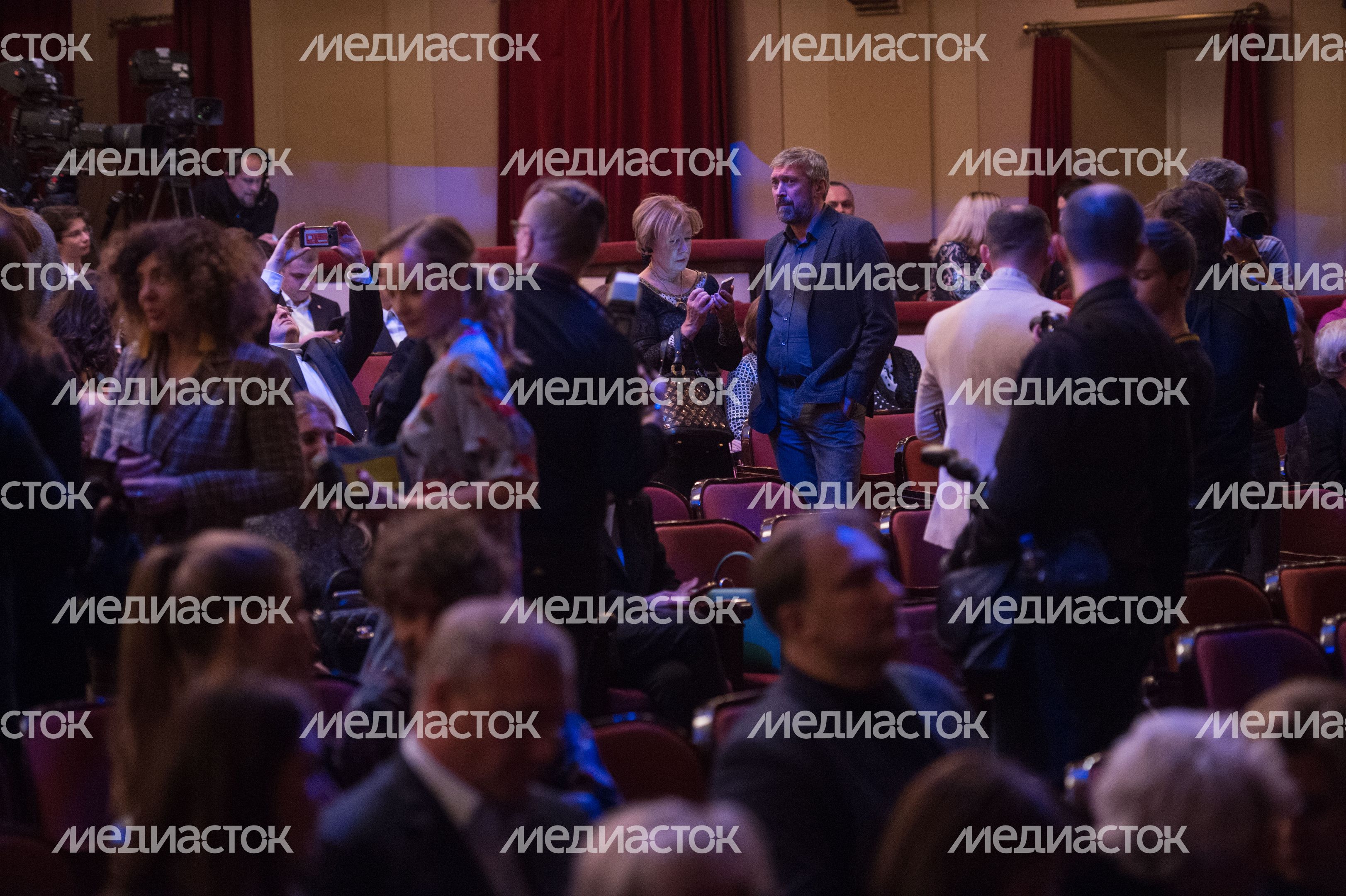 Церемония вручения премии «Звезда Театрала» в театре имени Вахтангова в Москве