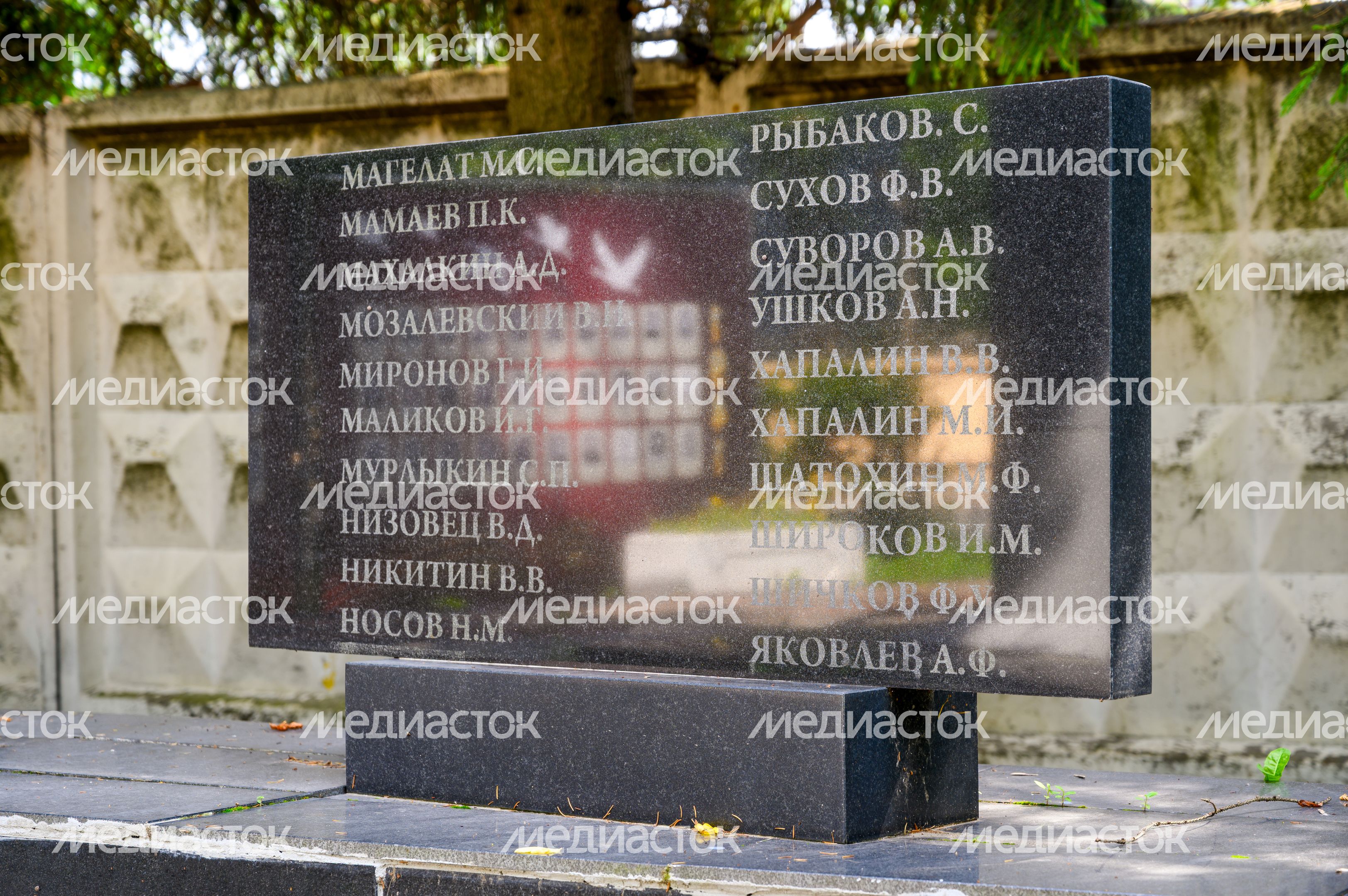 Стела памяти павших воинов в поселке Вешки округа Мытищи Стела памяти павших воинов в поселке Вешки округа Мытищи