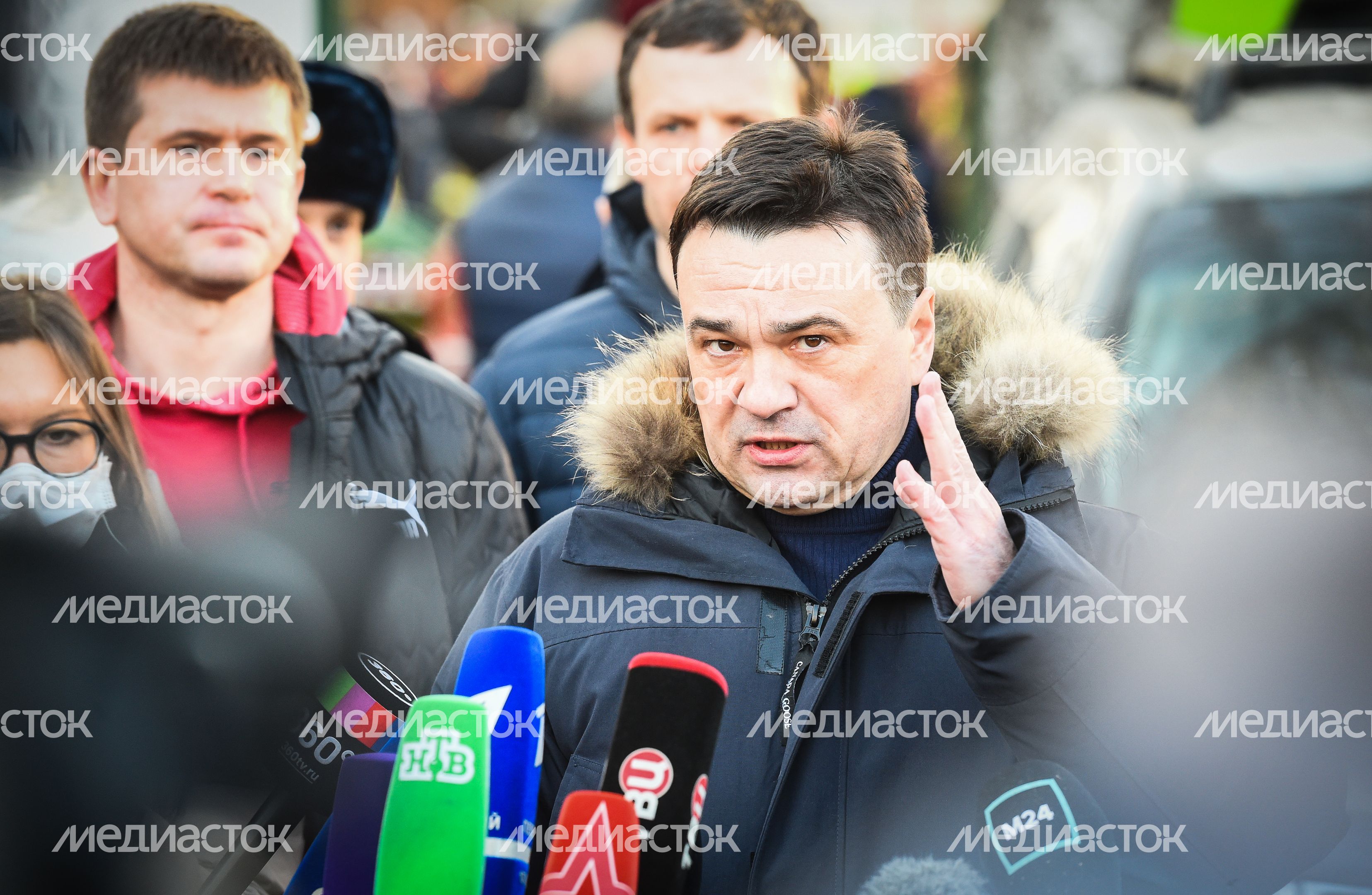 Кадры с места взрыва газа в многоквартирном доме в Орехово-Зуеве