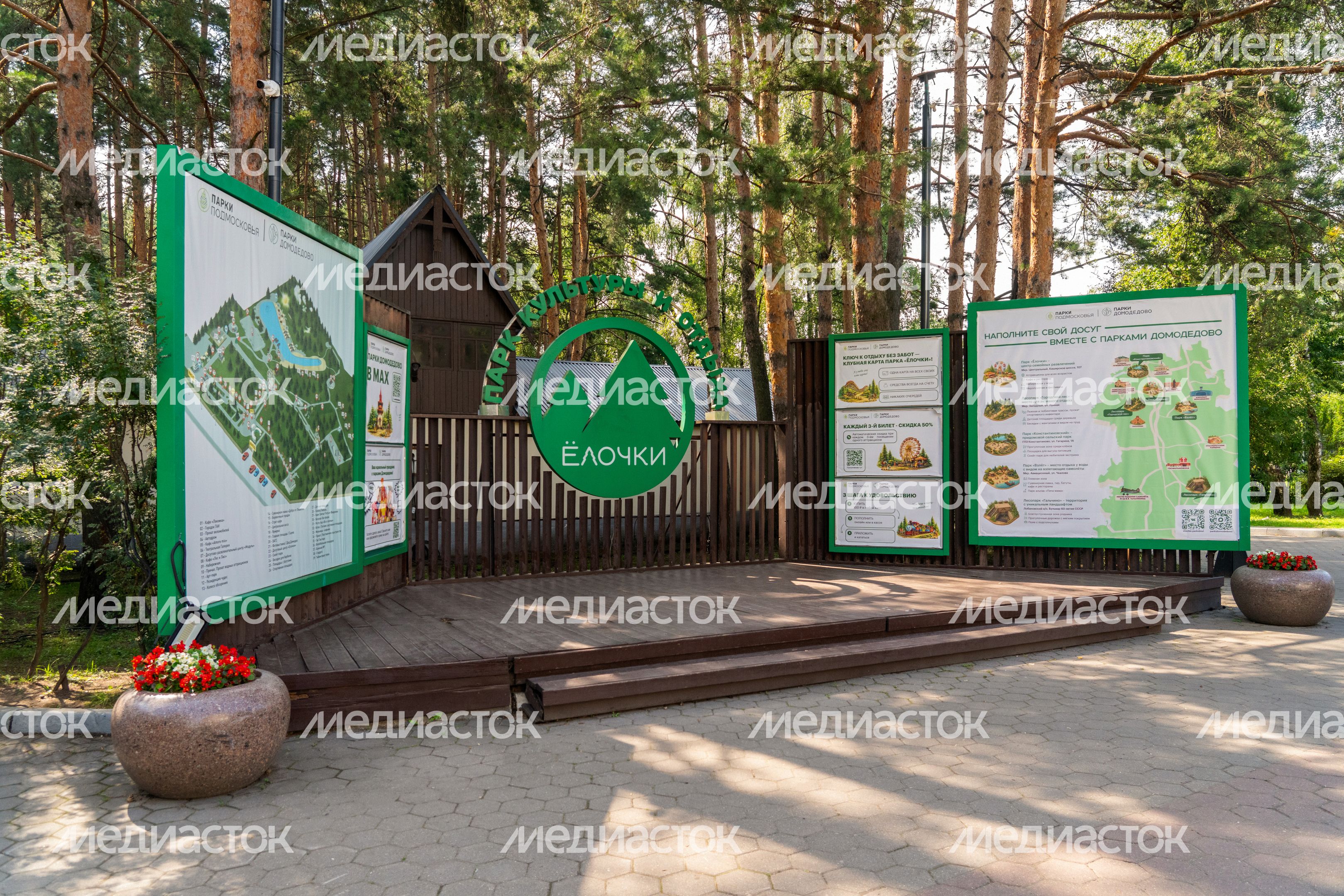 Лето в парке культуры и отдыха «Елочки» в Домодедово
