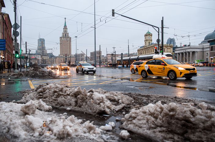 Декабрьская слякоть в Москве