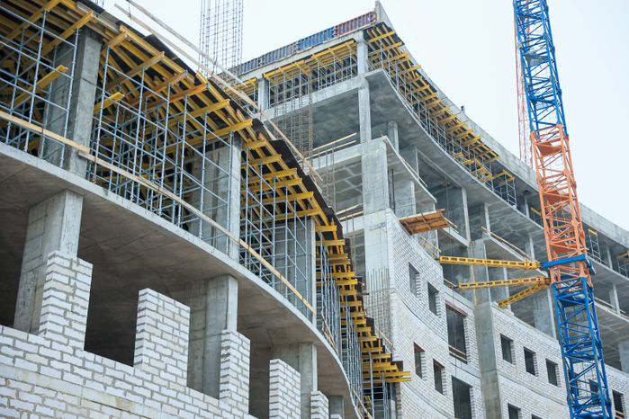 Посещение Губернатором Подмосковья стройплощадки Детской областной больницы в Красногорске