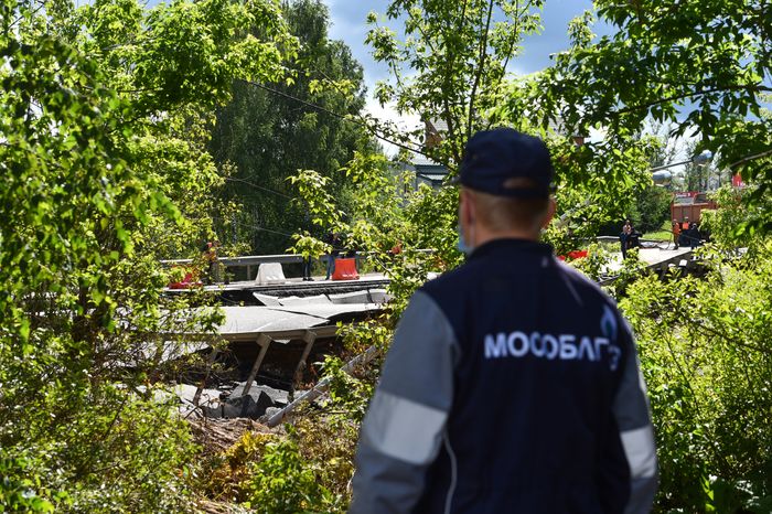 Последствия прорыва дамбы в Рузе