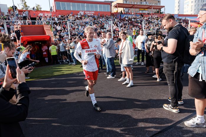 Дмитрий Хлестов на финале Кубка Игоря Акинфеева по футболу