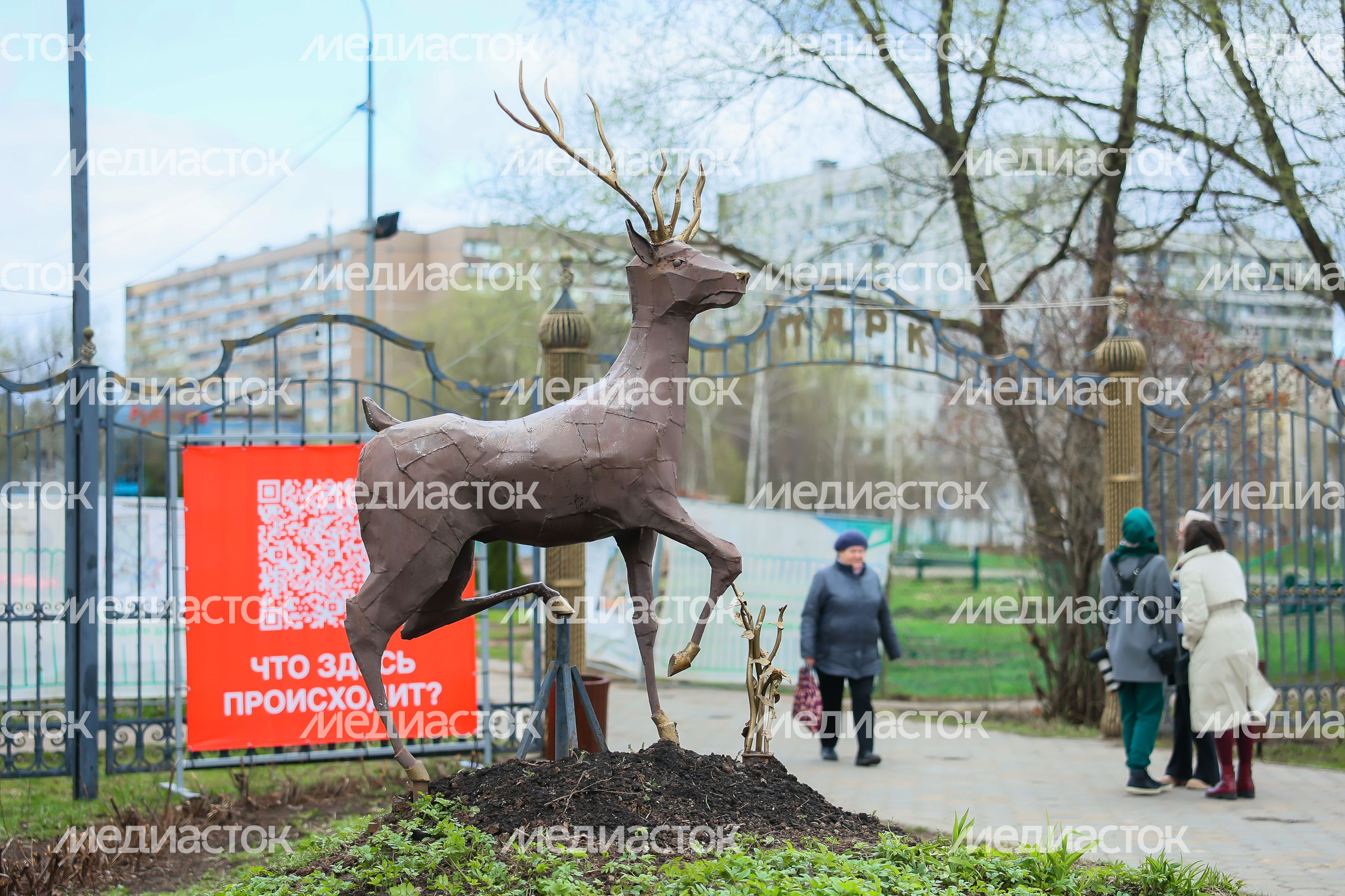 В Лобне завершается благоустройство Центрального парка культуры и отдыха