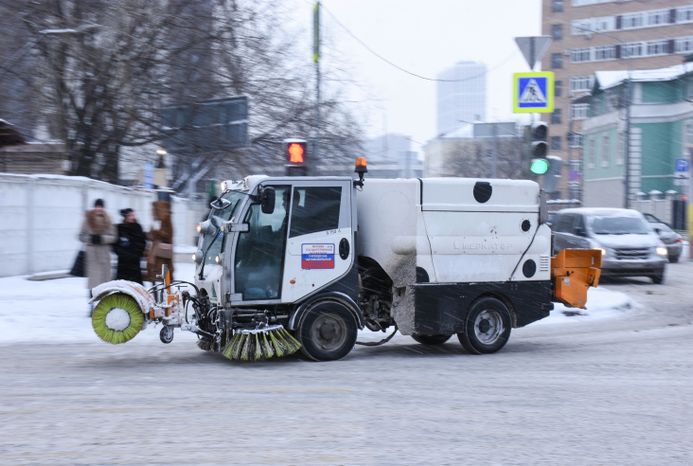 Снегопад в Московском регионе, 18.01.2018