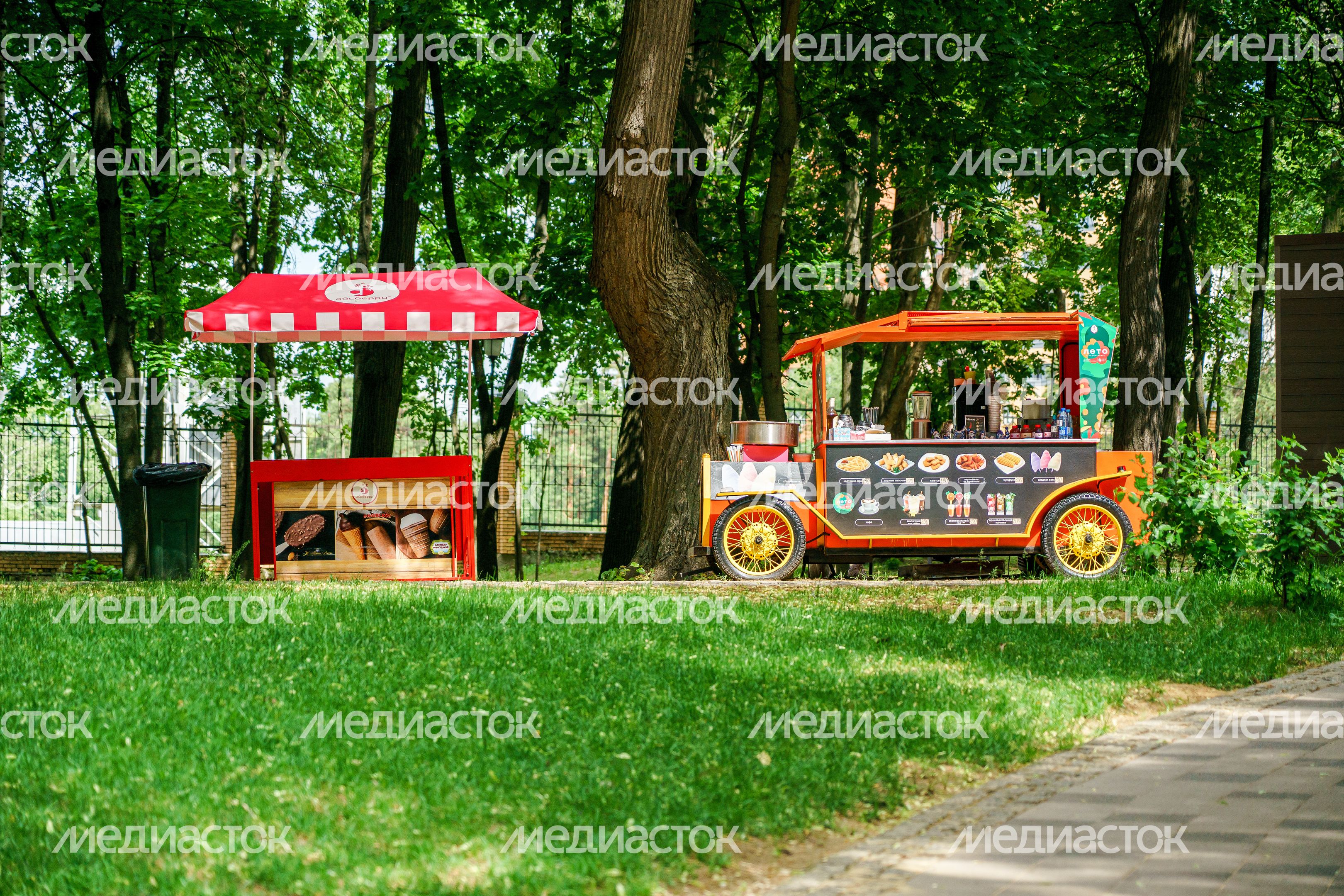 Раменский городской парк культуры и отдыха летом
