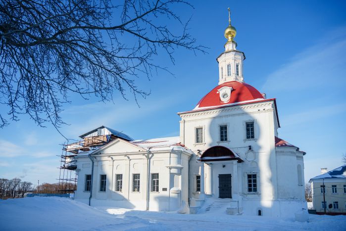 Коломна. Соборная площадь зимой