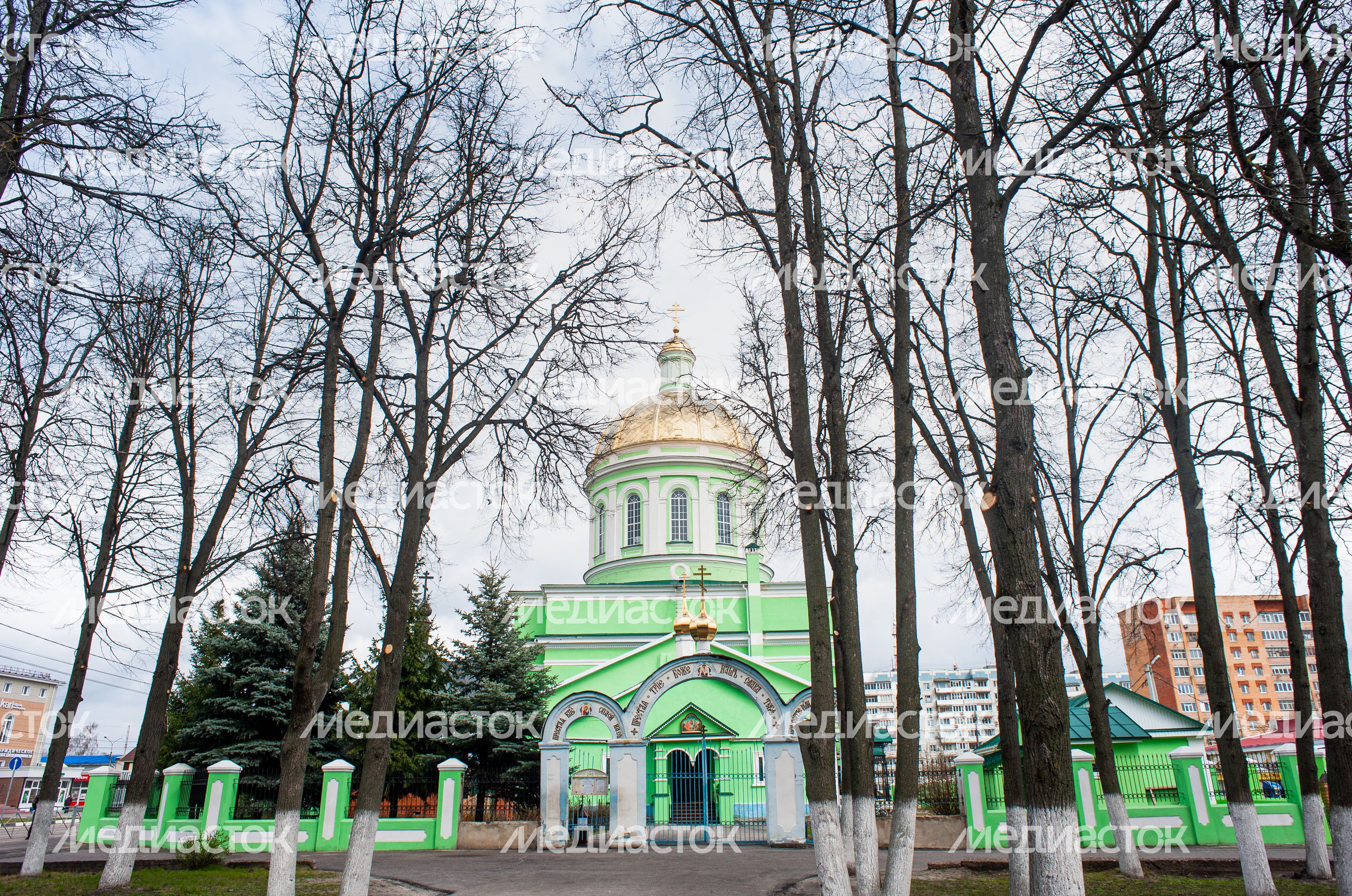 Весенние виды города Озёры