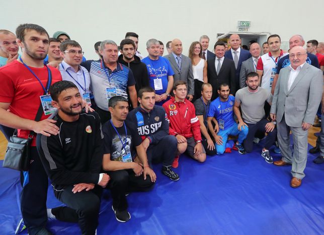 Рабочий визит губернатора Андрея Воробьева на чемпионат России по греко-римской борьбе, 09.08.2018