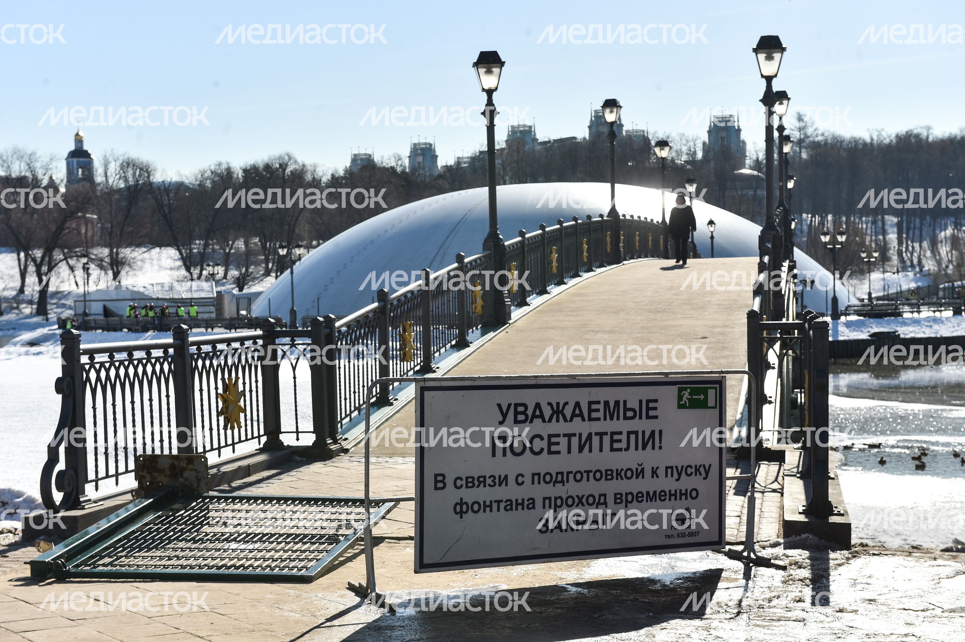Расконсервация музыкального фонтана в музее-заповеднике «Царицыно»