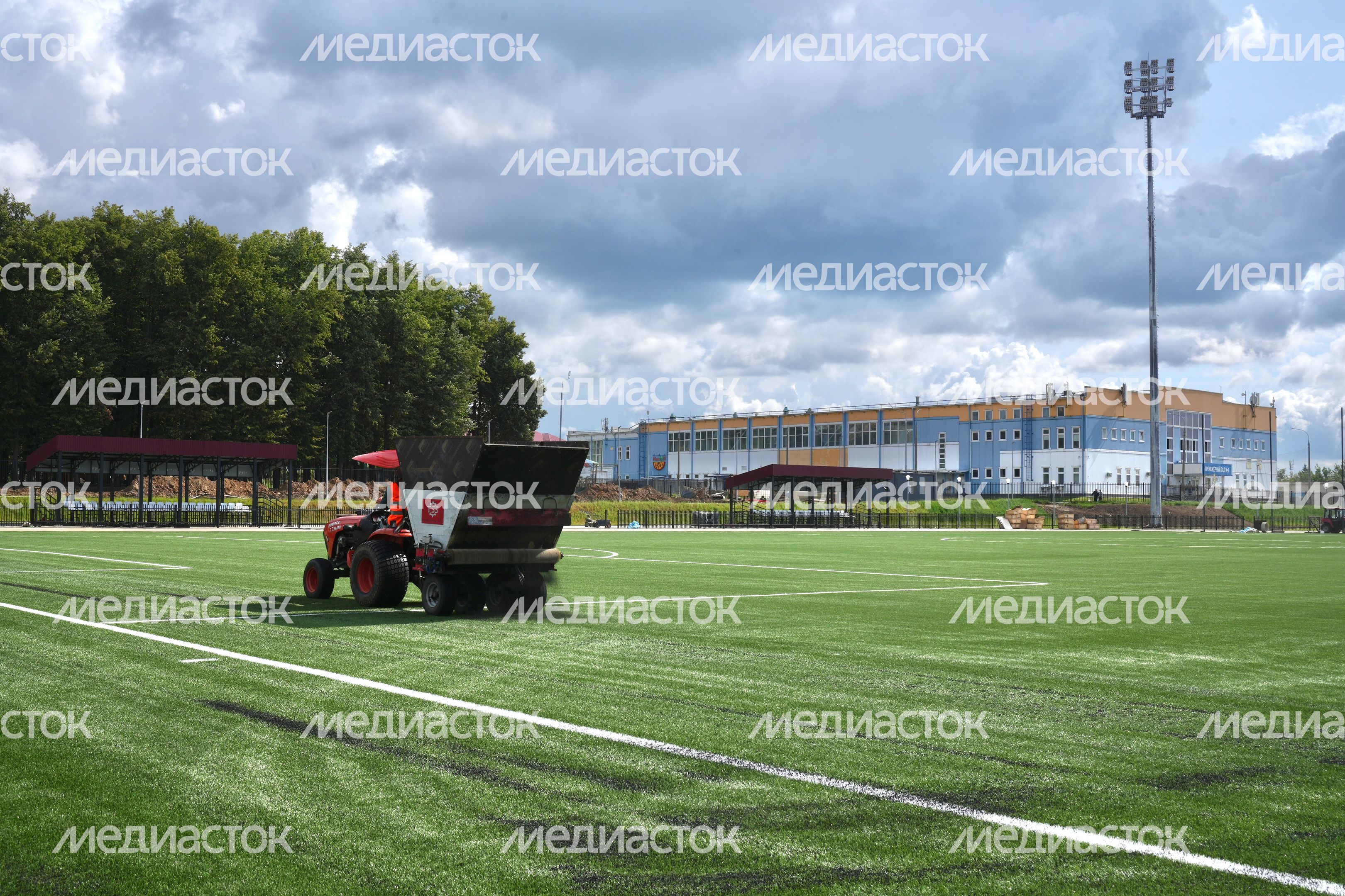 Реконструкция стадиона "Мещера" в Егорьевске