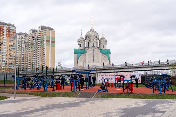 Новый спортивно-оздоровительный комплекс в Павшинской пойме Красногорска