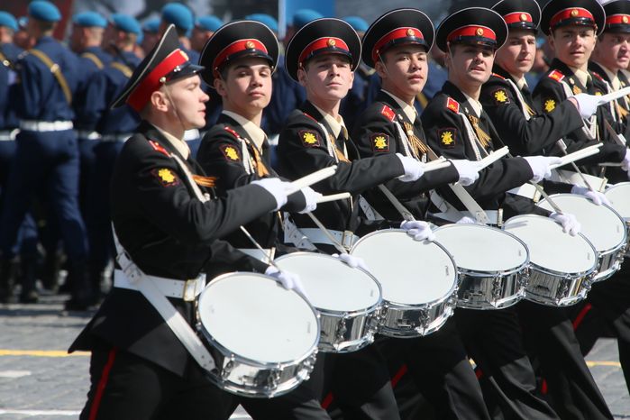 Парад Победы на Красной площади в Москве